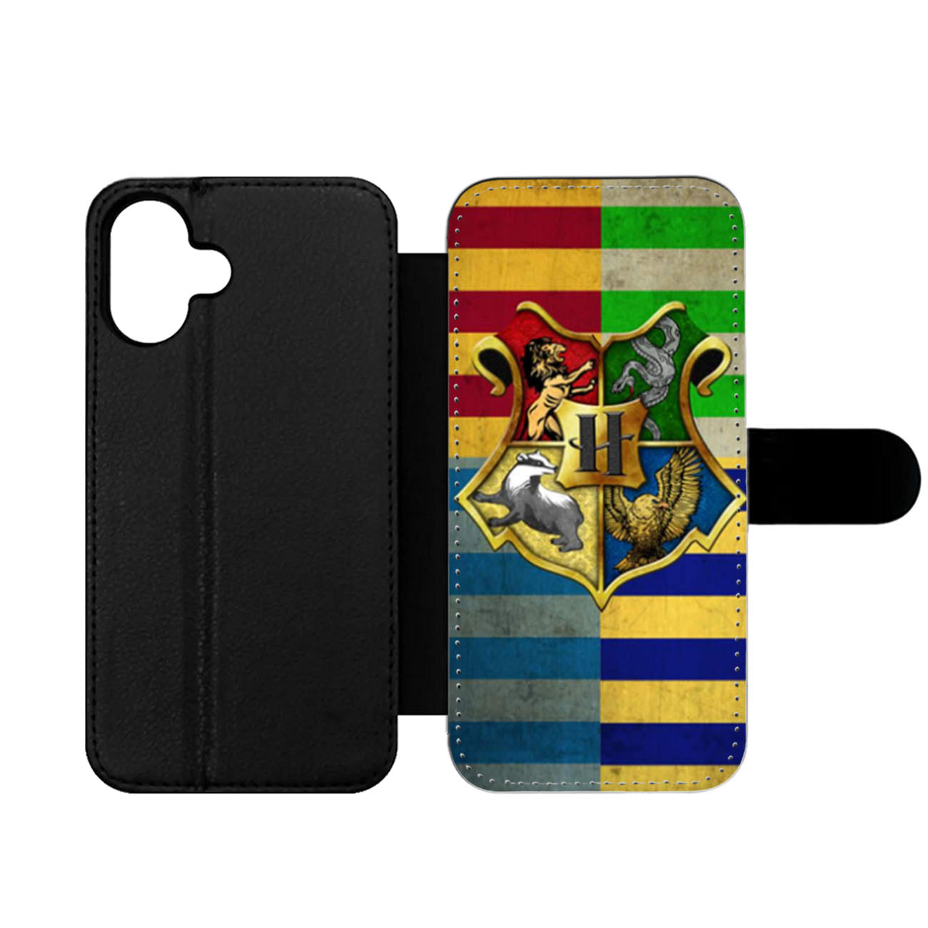 Harry Potter Hogwarts Crest Sigil Wallet iPhone Case