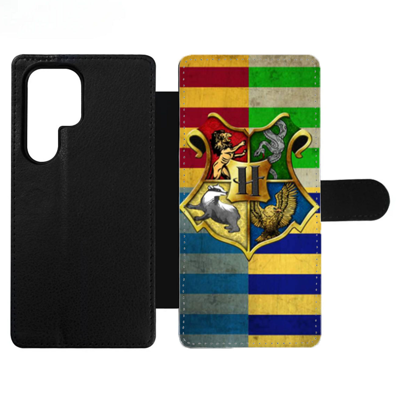 Harry Potter Hogwarts Crest Sigil Wallet Samsung Case