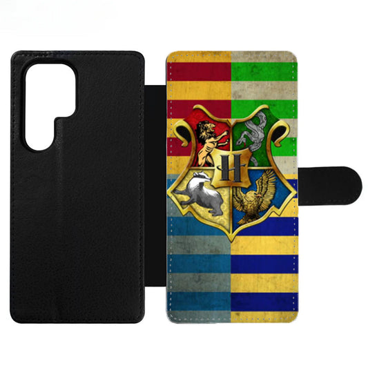 Harry Potter Hogwarts Crest Sigil Wallet Samsung Case