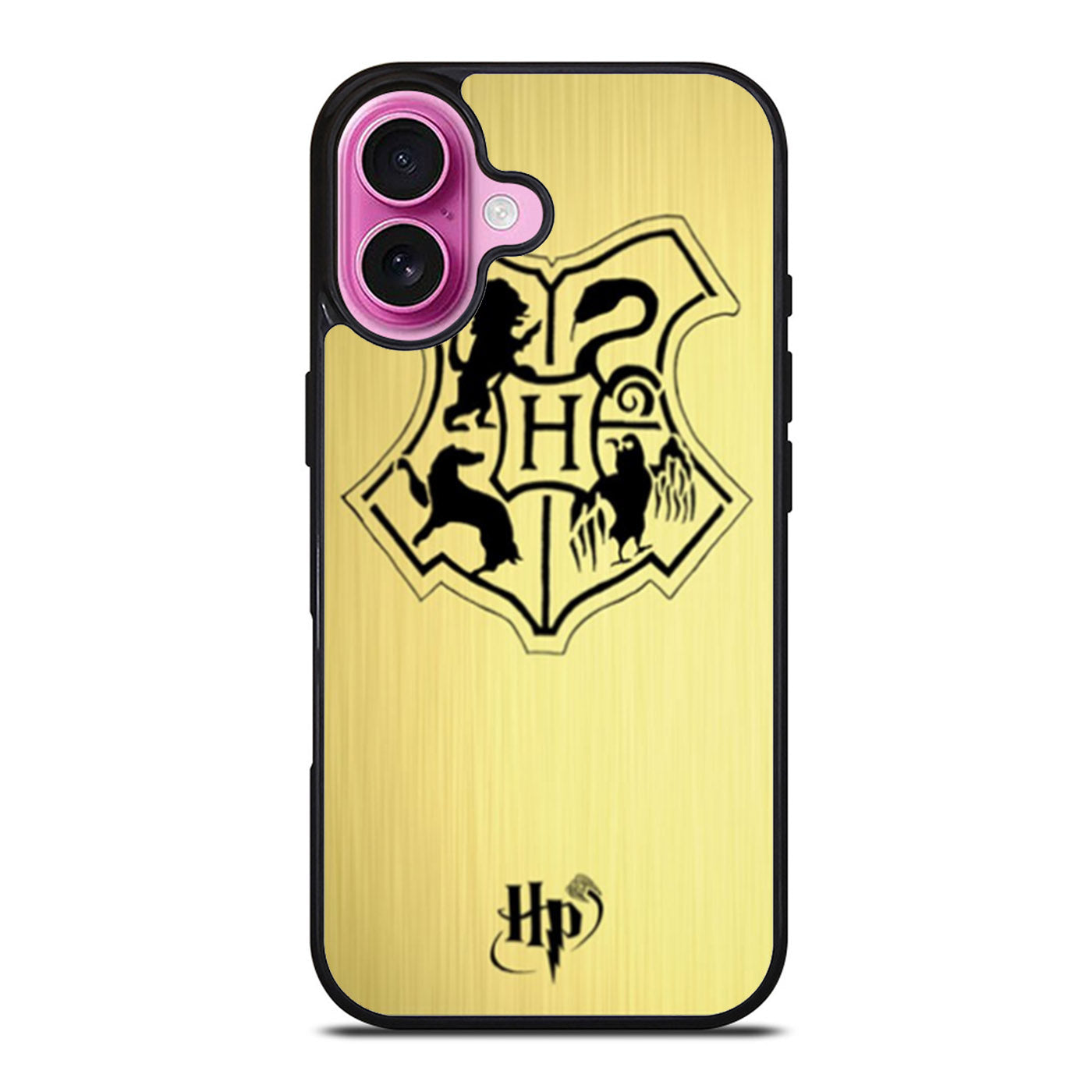 Harry Potter Hogwarts Gold Emblem iPhone Case Cover
