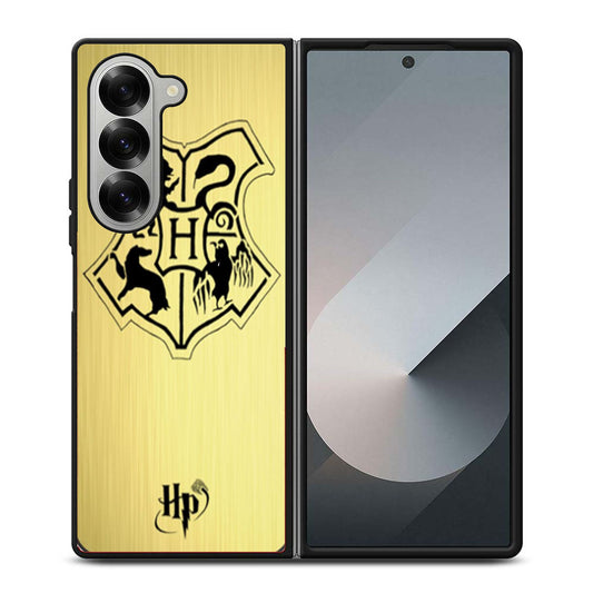Harry Potter Hogwarts Gold Emblem Samsung Z Fold 6 Case