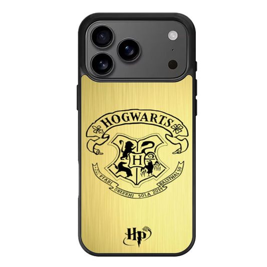 Harry Potter Hogwarts Gold Logo iPhone 17 Pro Max Case