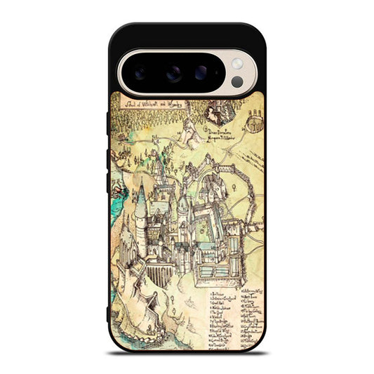 Harry Potter Hogwarts Map Google Pixel 9 Pro Case