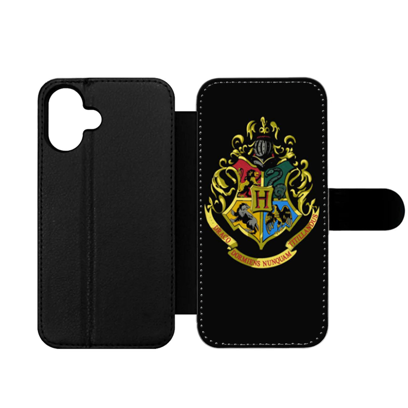 Harry Potter Hogwarts School Two Wallet iPhone Case