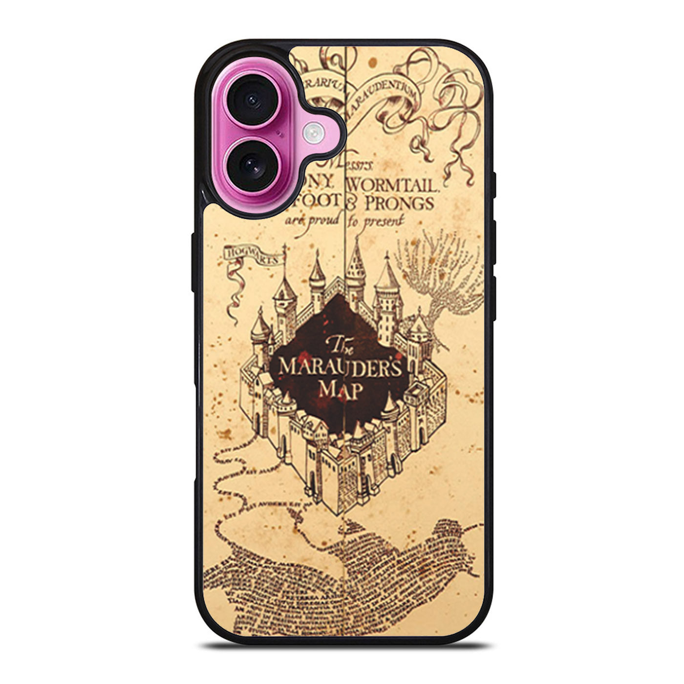 Harry Potter Inspired Marauders Map iPhone Case Cover