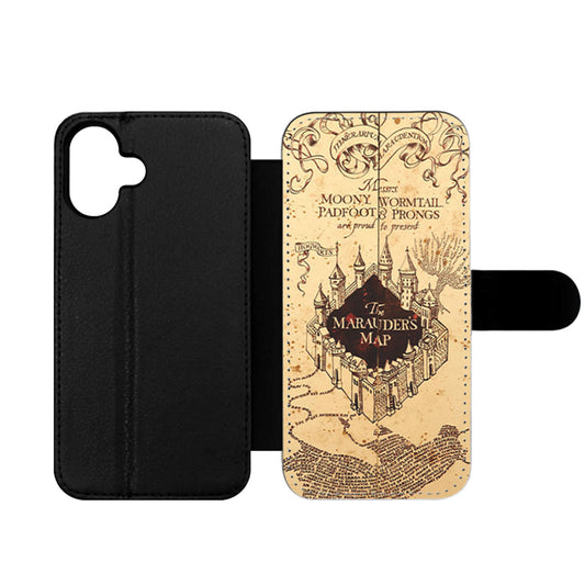 Harry Potter Inspired Marauders Map Wallet iPhone Case