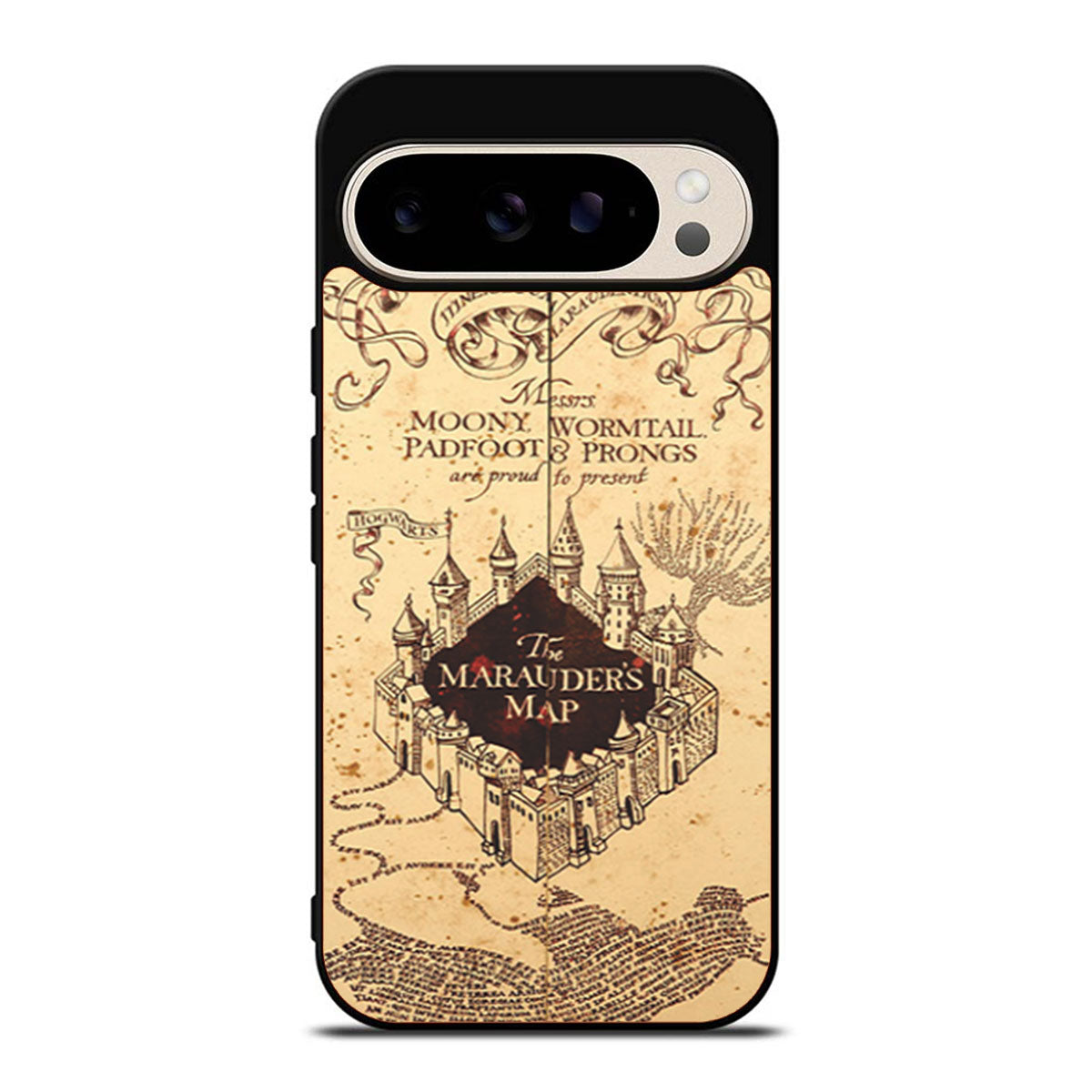 Harry Potter Inspired Marauders Map Google Pixel 9 Pro Case