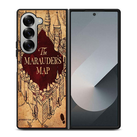 Harry Potter Marauders Map Two Samsung Z Fold 6 Case