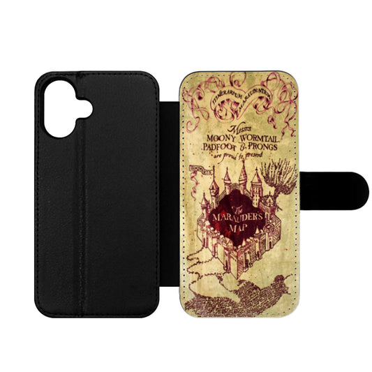 Harry Potter Marauders Map Wallet iPhone Case