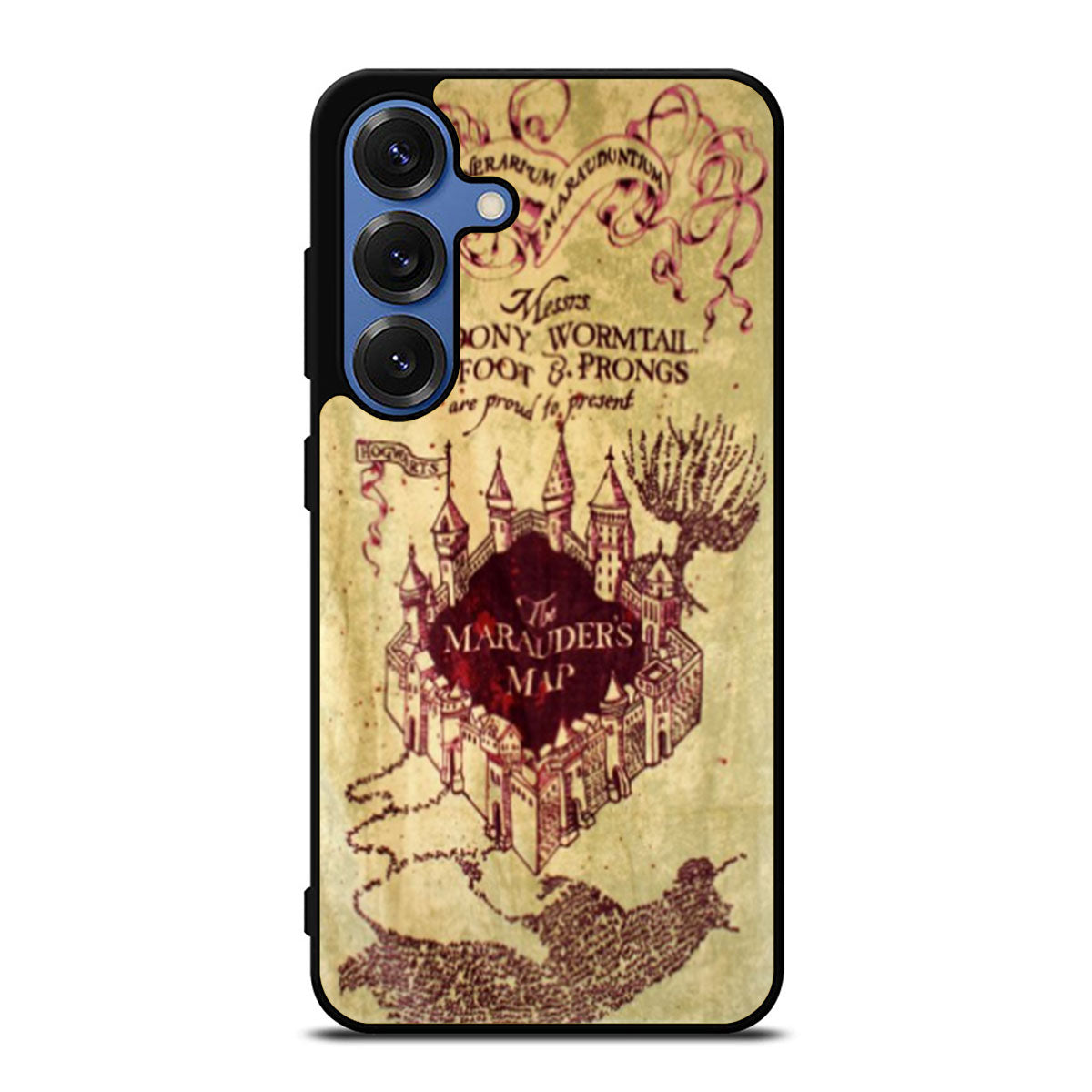 Harry Potter Marauders Map Samsung S25 Ultra Case