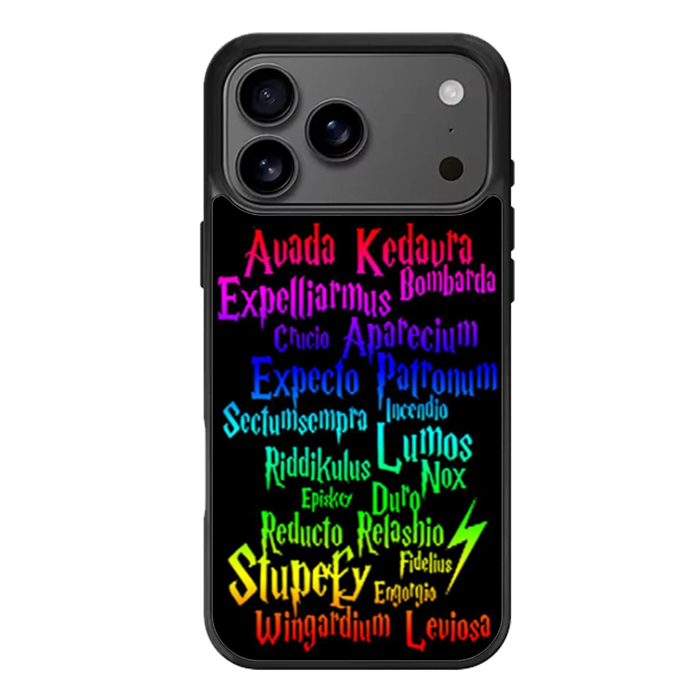 Harry Potter Movie Magic Spelling Quotes iPhone 17 Pro Max Case
