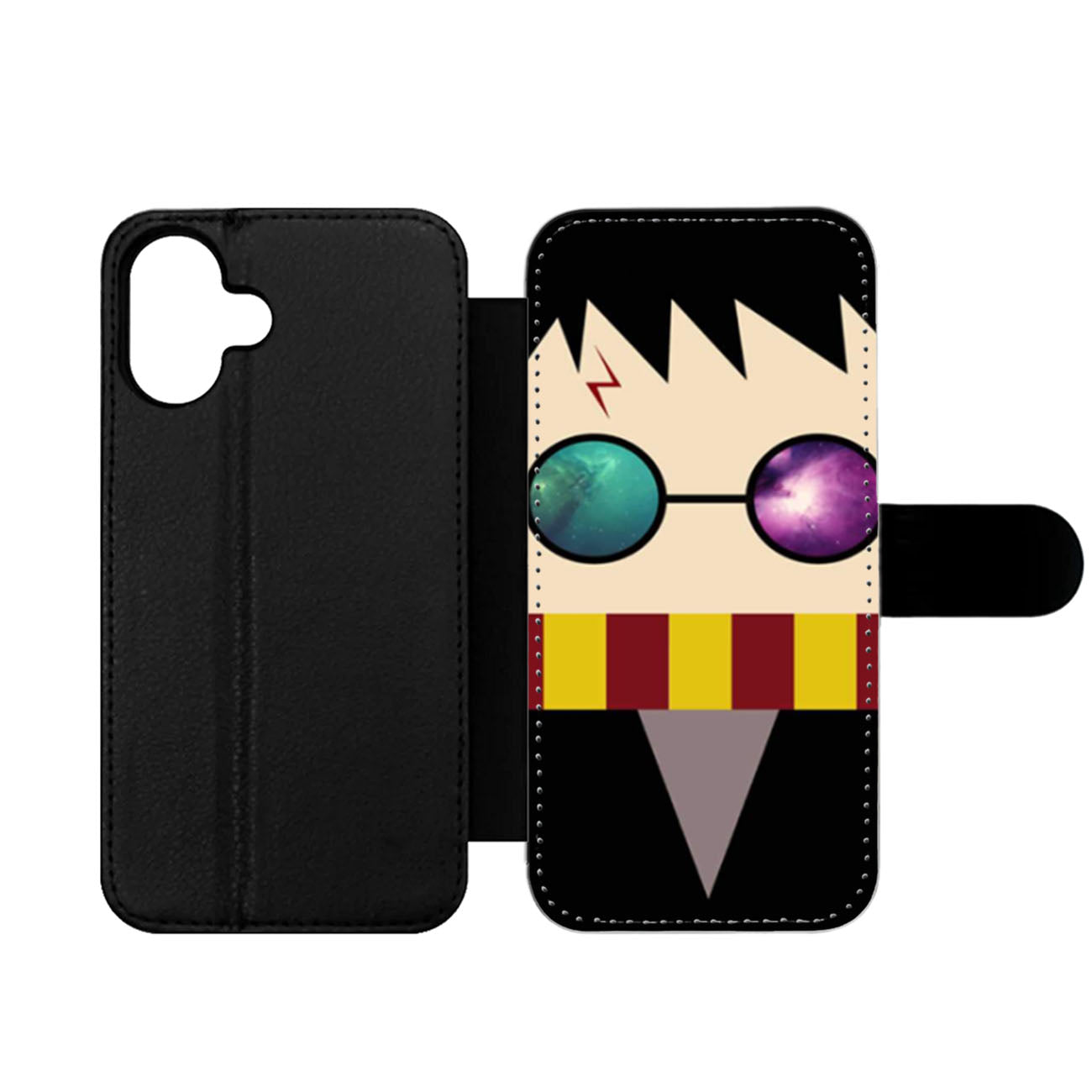 Harry Potter Nebula Glasses Wallet iPhone Case