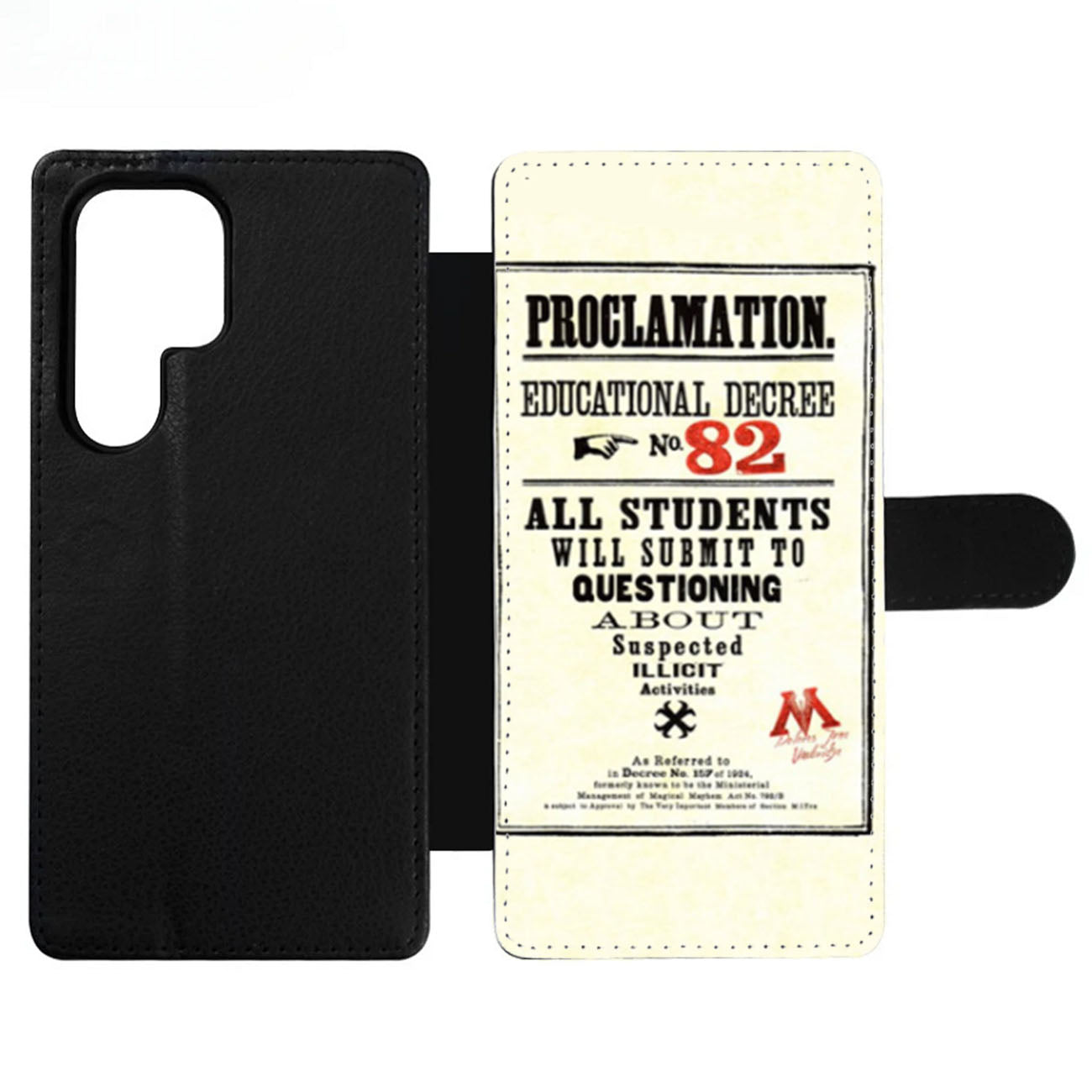 Harry Potter Proclamation Educational Decree Wallet Samsung Case