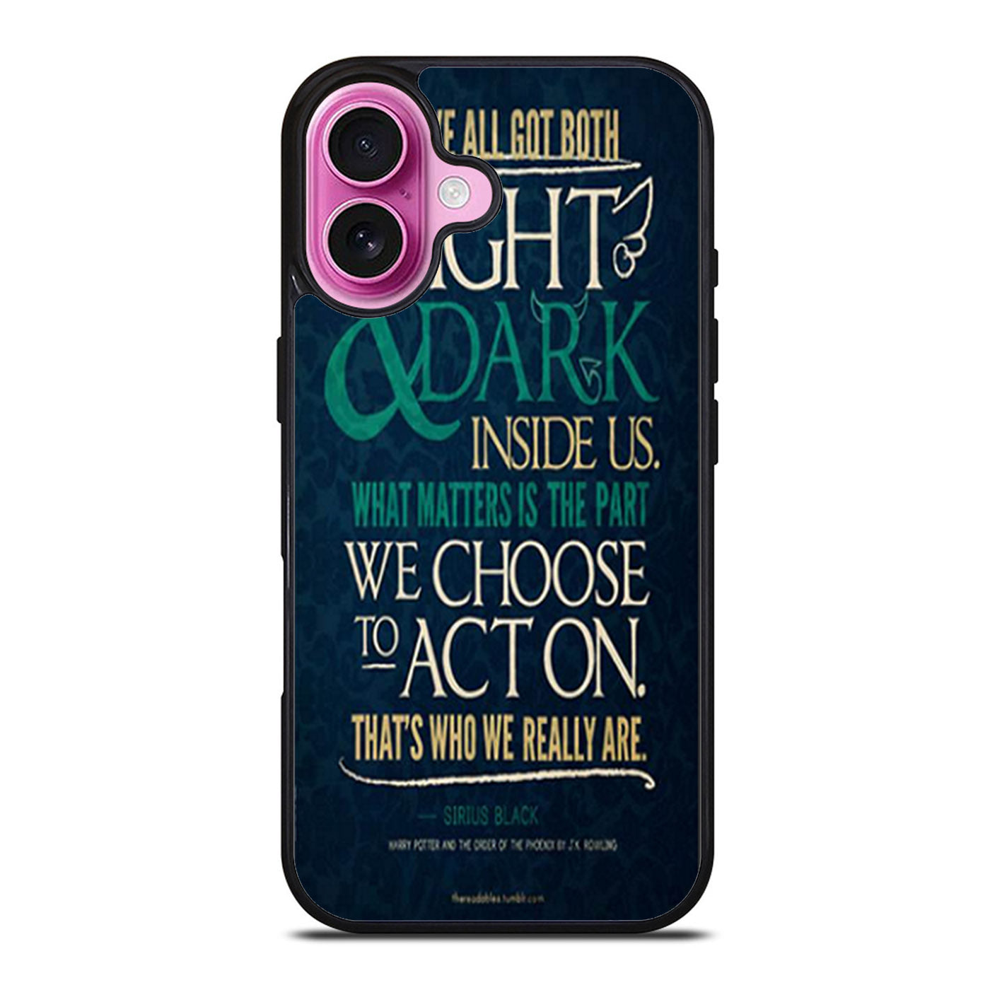 Harry Potter Quote Sirius Black iPhone Case Cover