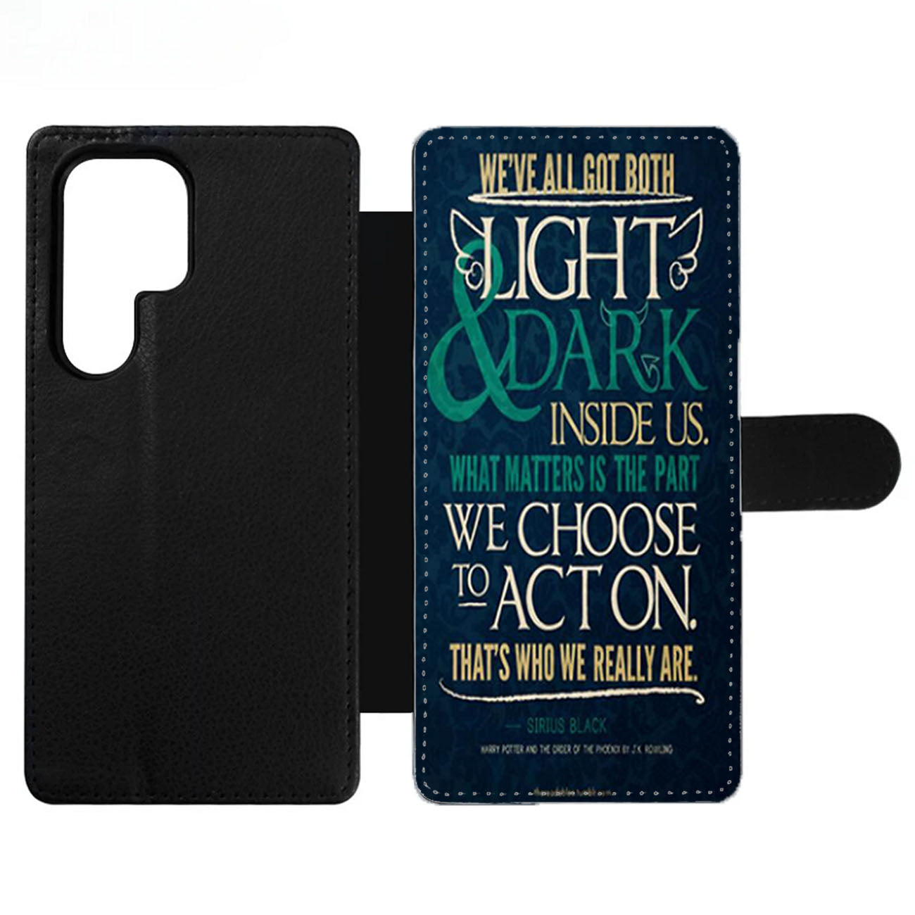 Harry Potter Quote Sirius Black Wallet Samsung Case