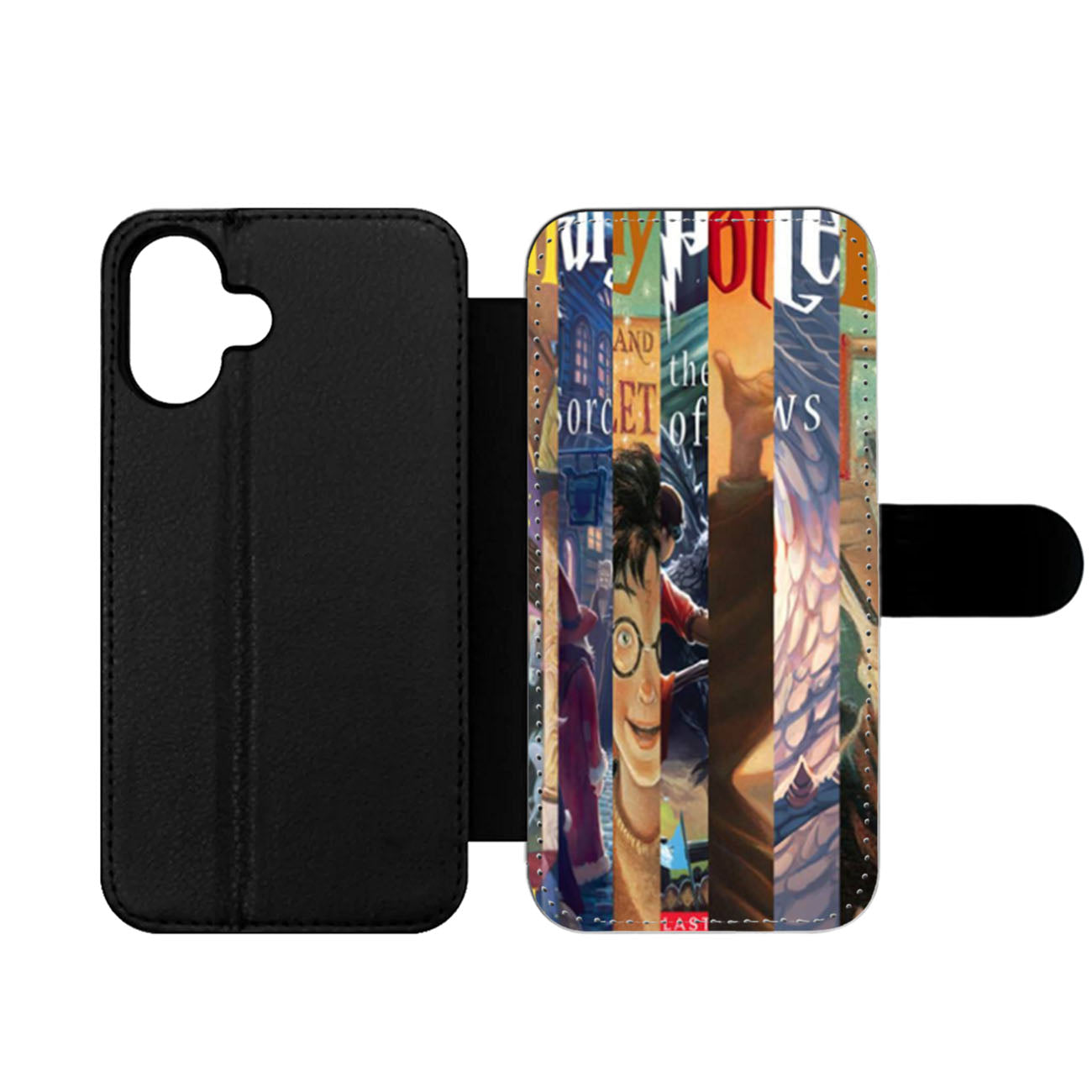 Harry Potter Series Design Wallet iPhone Case
