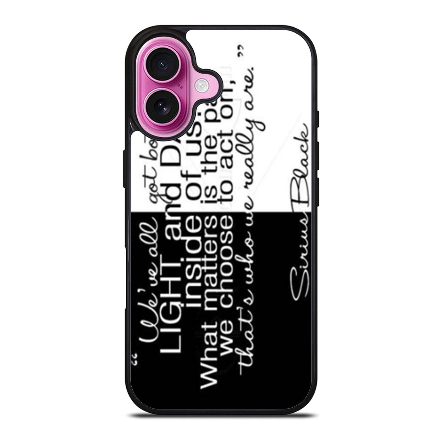 Harry Potter Sirius Black Quote iPhone Case Cover