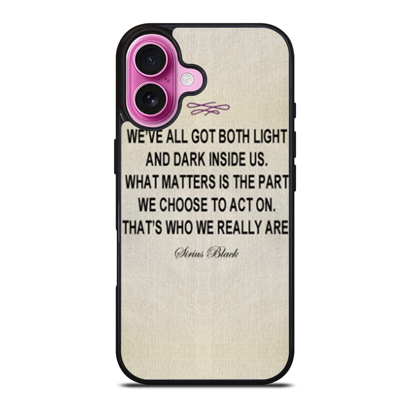 Harry Potter Sirius Black Quote Two iPhone Case Cover