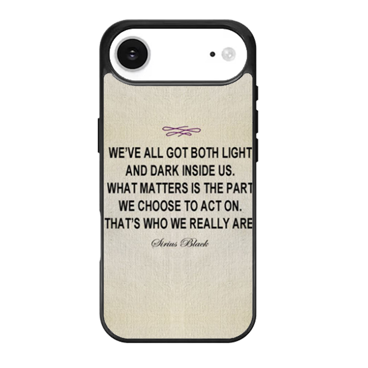 Harry Potter Sirius Black Quote Two iPhone Air Case