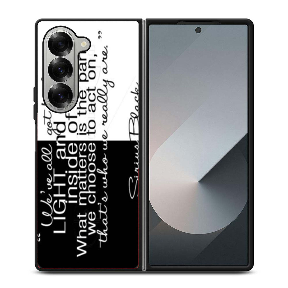 Harry Potter Sirius Black Quote Samsung Z Fold 6 Case