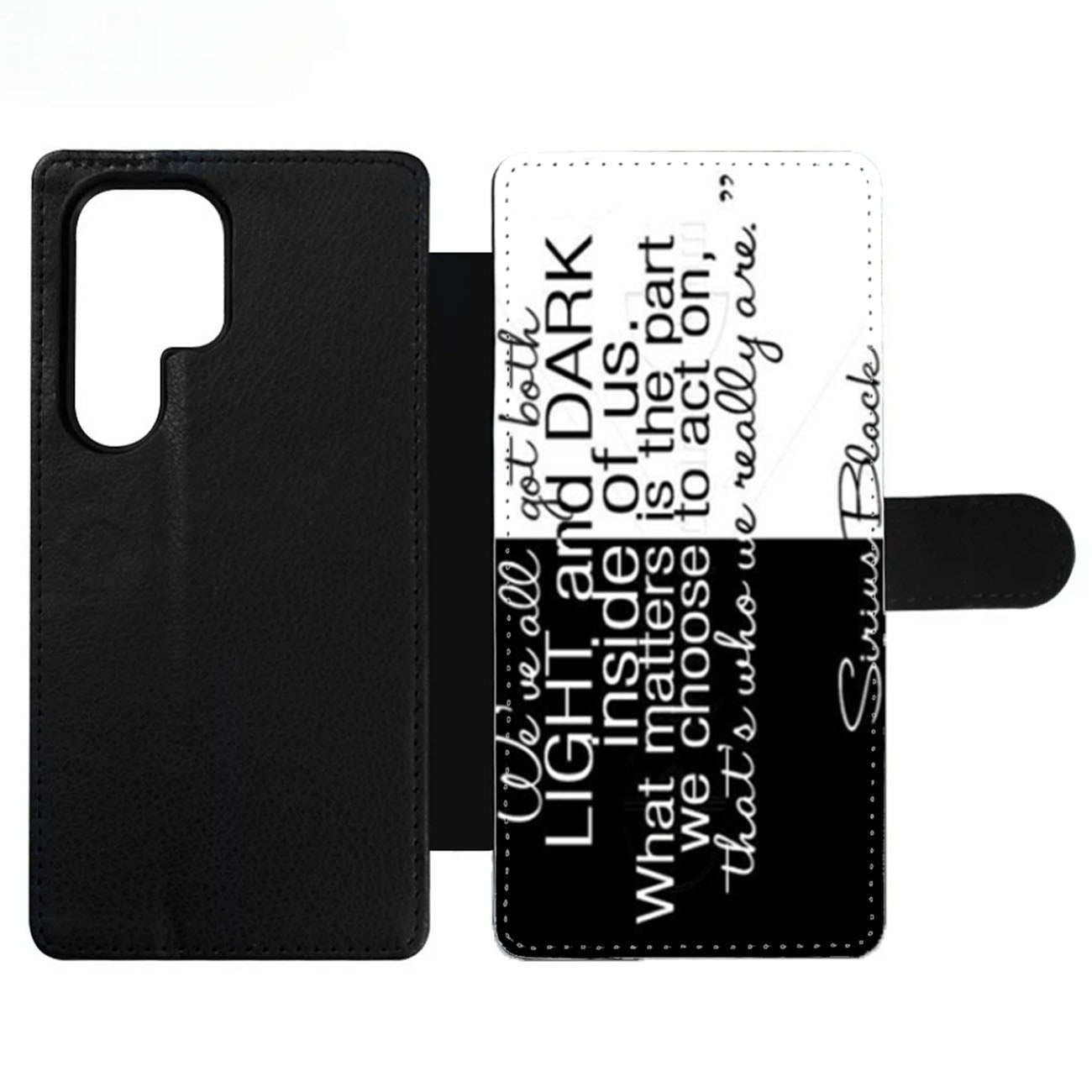 Harry Potter Sirius Black Quote Wallet Samsung Case