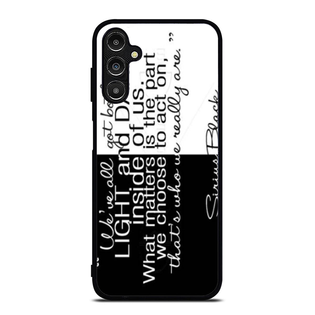 Harry Potter Sirius Black Quote Samsung A16 Case