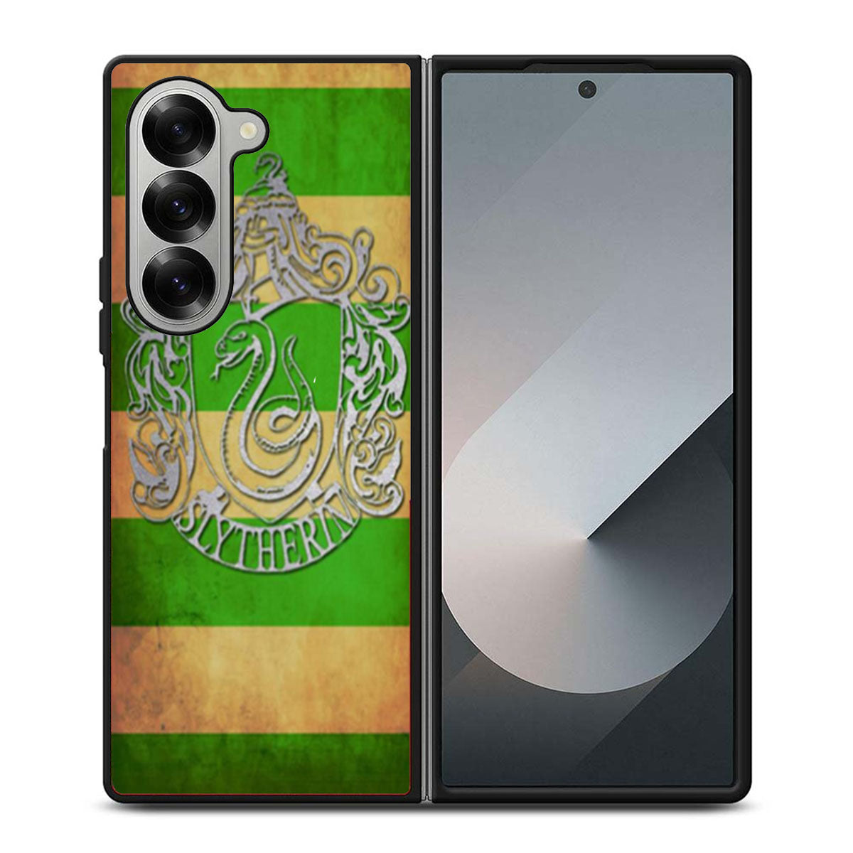 Harry Potter Slytherin Crest Samsung Z Fold 6 Case