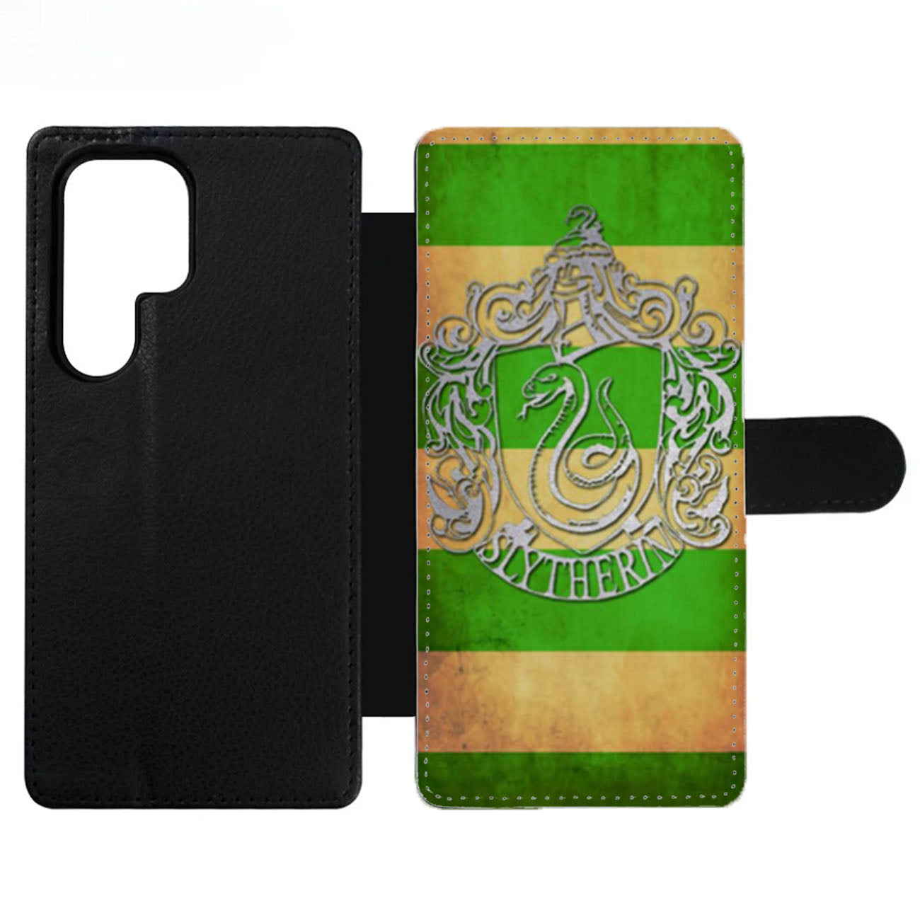Harry Potter Slytherin Crest Wallet Samsung Case