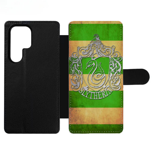 Harry Potter Slytherin Crest Wallet Samsung Case