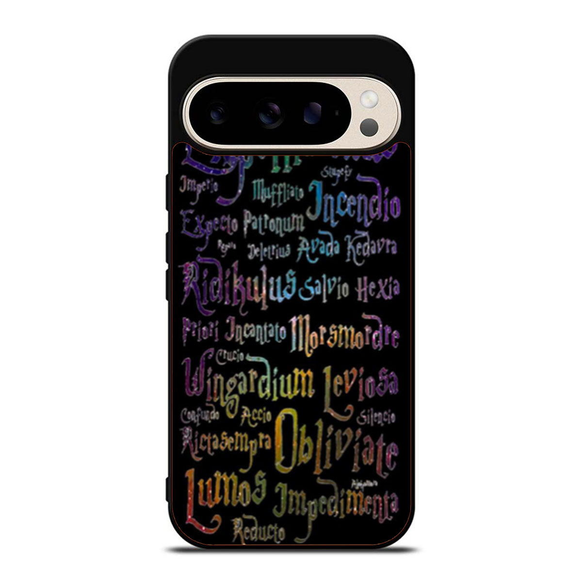 Harry Potter Spell Black Cover Two Google Pixel 9 Pro Case