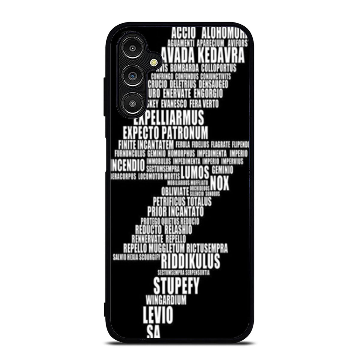 Harry Potter Spell Black Cover Samsung A16 Case