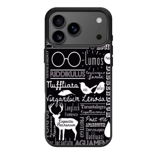 Harry Potter Spells iPhone 17 Pro Max Case