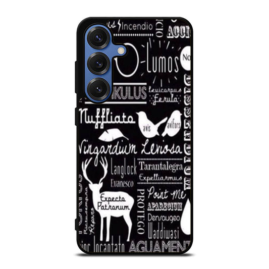 Harry Potter Spells Samsung S25 Ultra Case