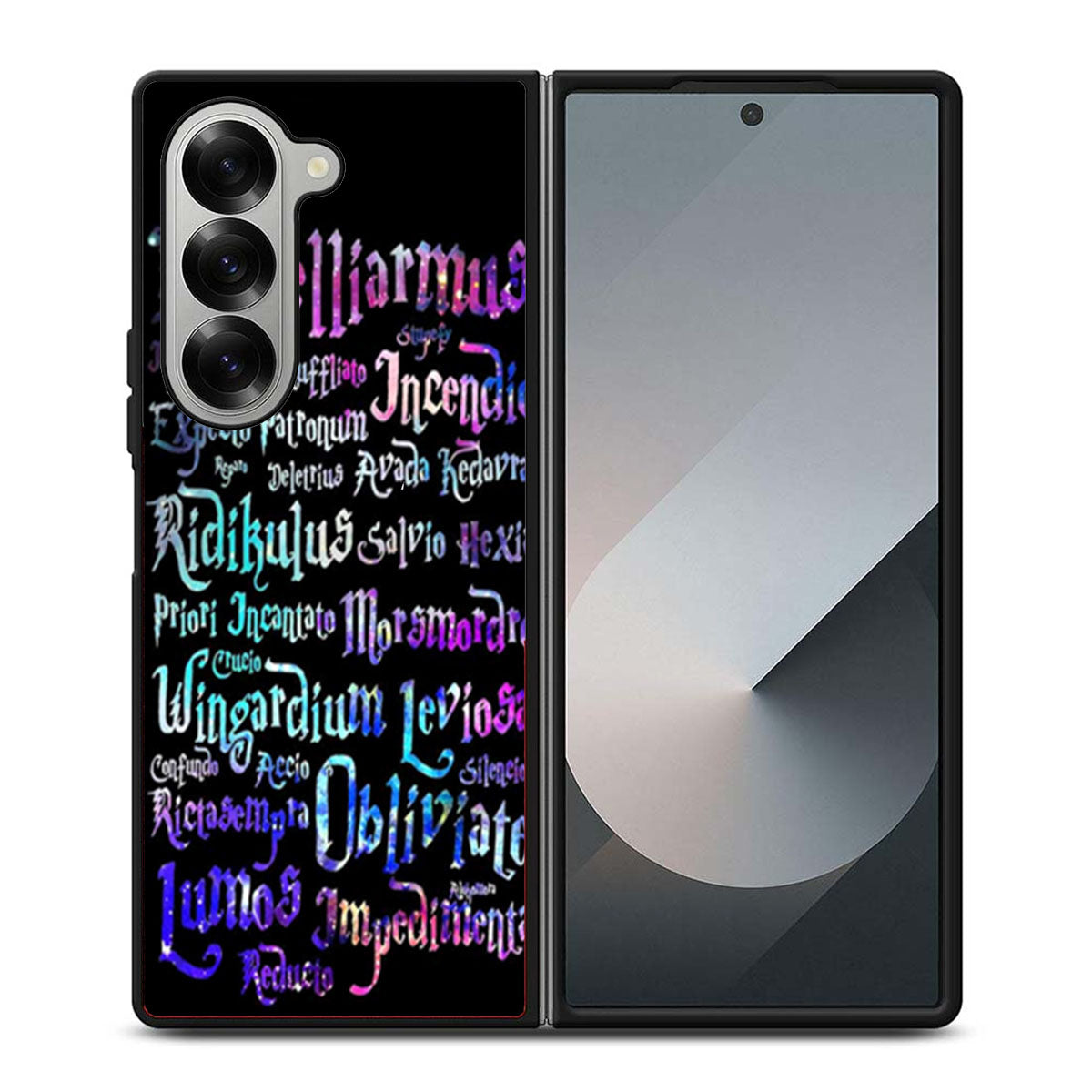 Harry Potter This Black Magic Spells Samsung Z Fold 6 Case