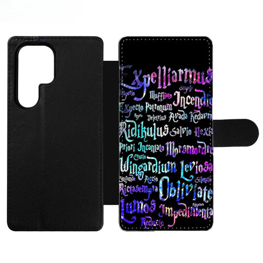 Harry Potter This Black Magic Spells Wallet Samsung Case