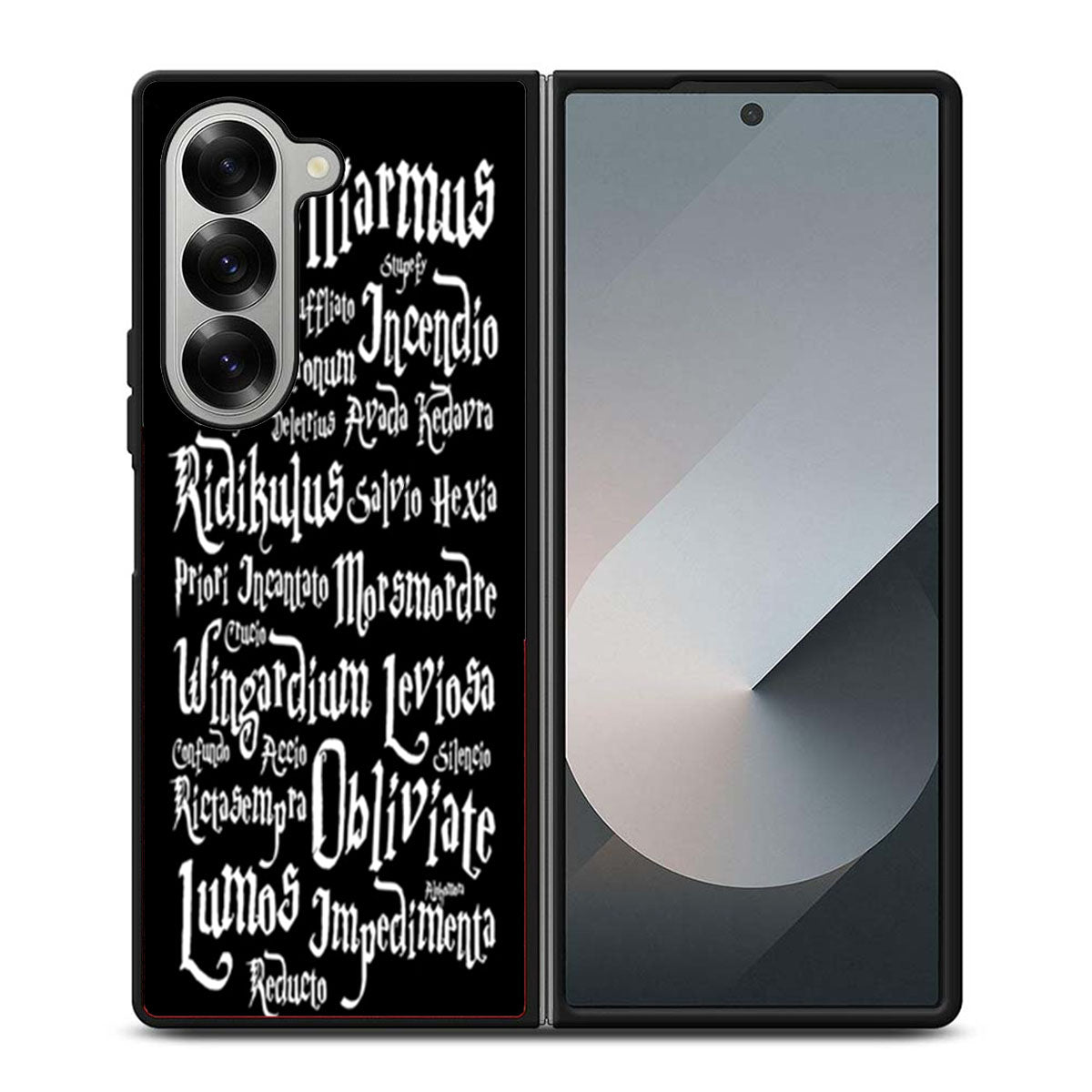 Harry Potter This Black Magic Spells Black Samsung Z Fold 6 Case