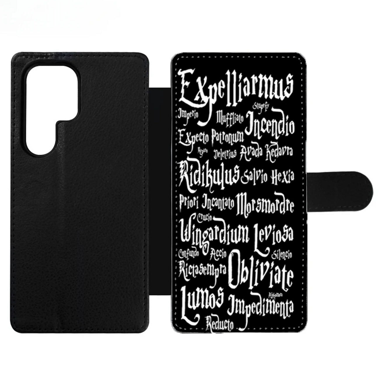 Harry Potter This Black Magic Spells Black Wallet Samsung Case