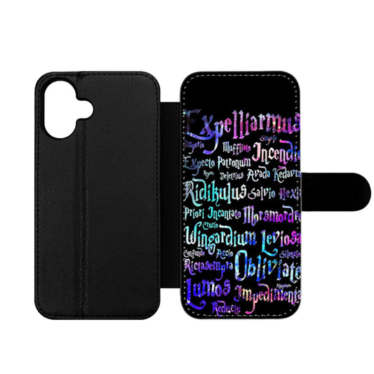Harry Potter This Black Magic Spells Wallet iPhone Case