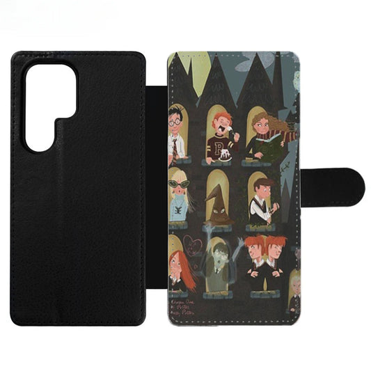 Harry Potter art Wallet Samsung Case