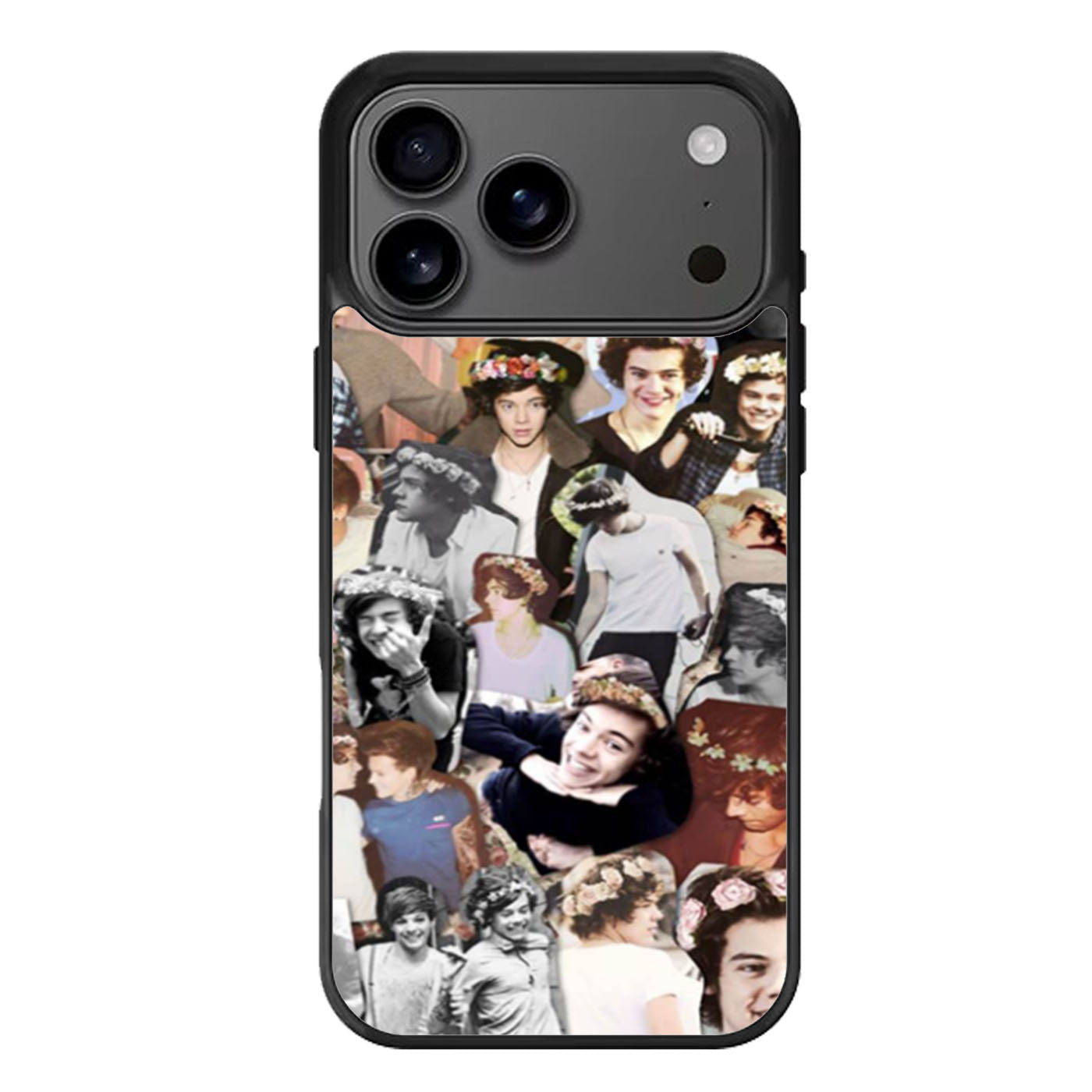Harry Styles Collage One Direction Two iPhone 17 Pro Max Case