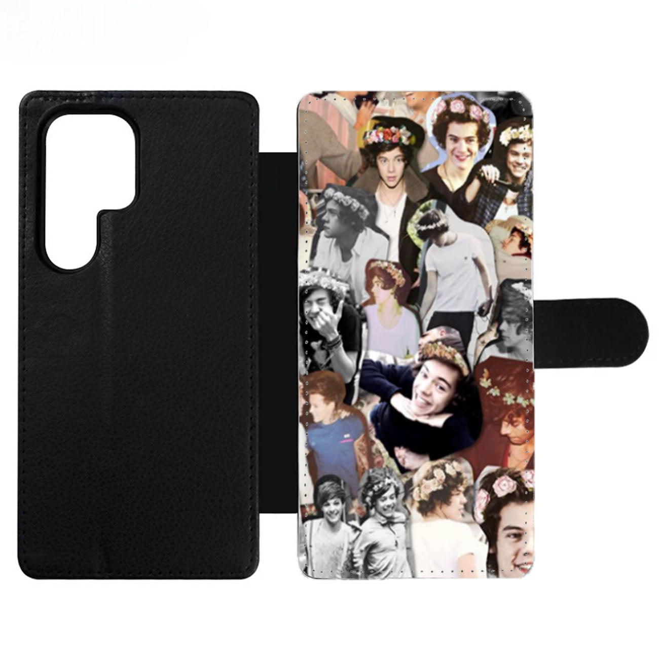 Harry Styles Collage One Direction Two Wallet Samsung Case