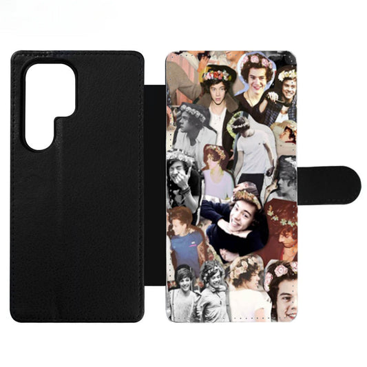 Harry Styles Collage One Direction Two Wallet Samsung Case