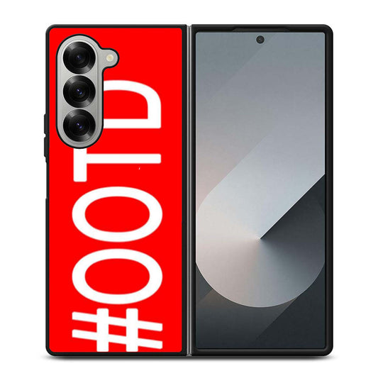 Hashtag OOTD Outfit Of The Day Samsung Z Fold 6 Case