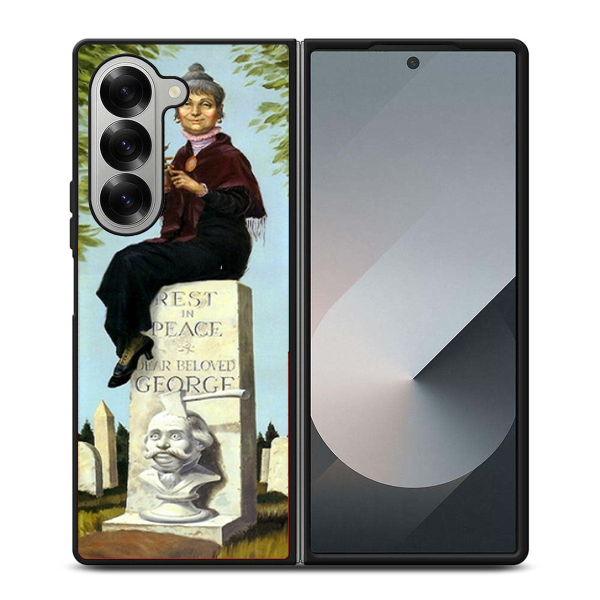 Haunted Mansion RIP Dear Beloved George Samsung Z Fold 6 Case