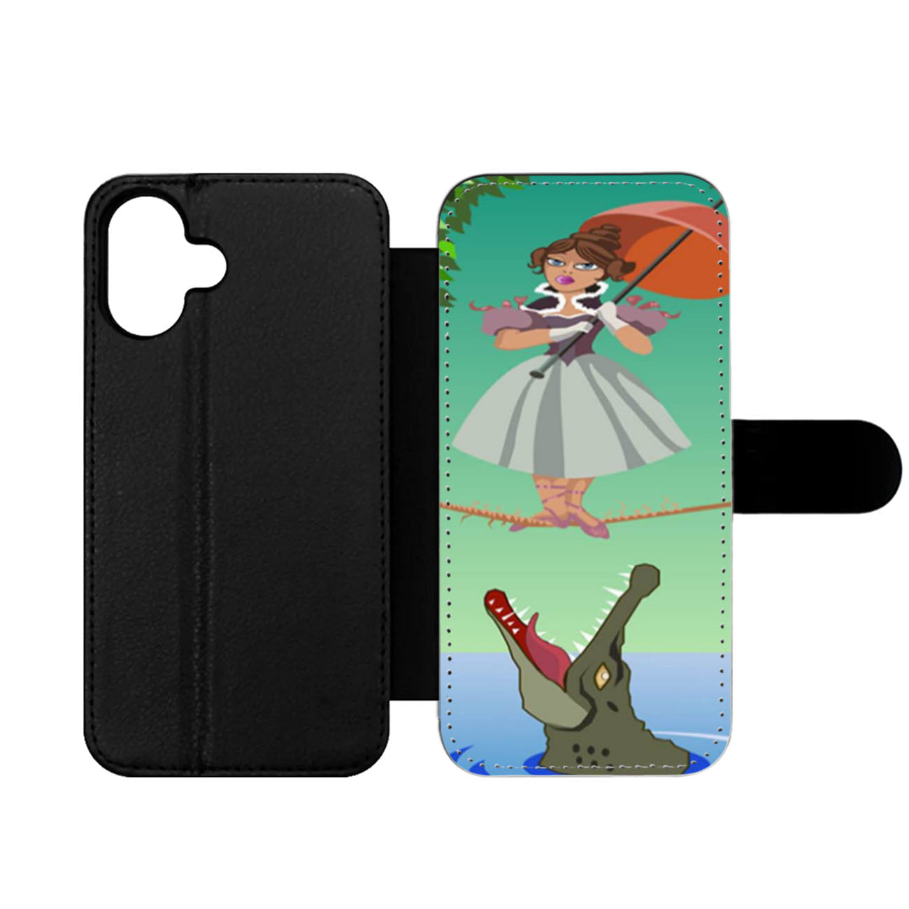 Haunted Mansion Stretching Room Wallet iPhone Case