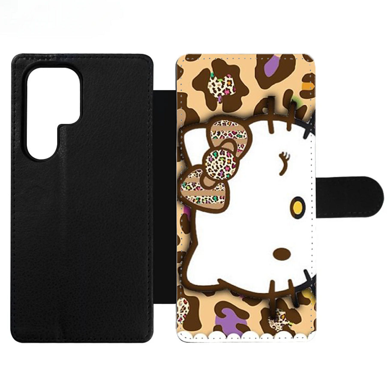 Hello Kitty Cute Brown Wallet Samsung Case