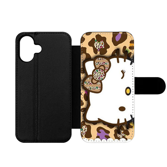 Hello Kitty Cute Brown Wallet iPhone Case