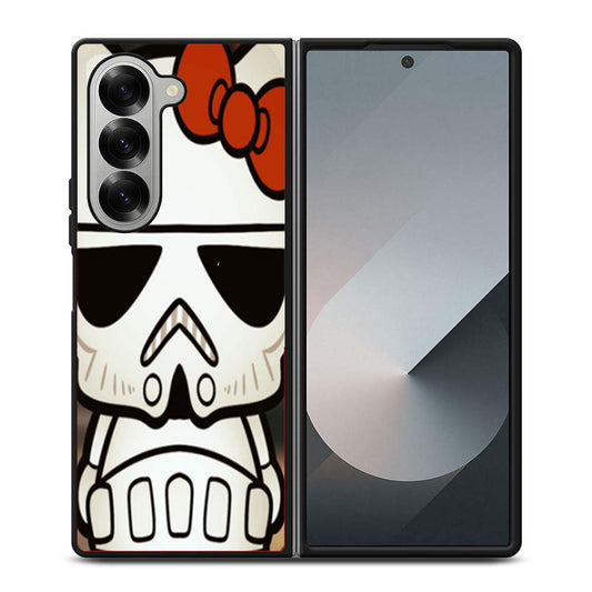 Hello Kitty Stormtrooper Samsung Z Fold 6 Case