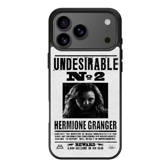 Hermione Granger Wanted Poster Undesirable No 2 iPhone 17 Pro Max Case