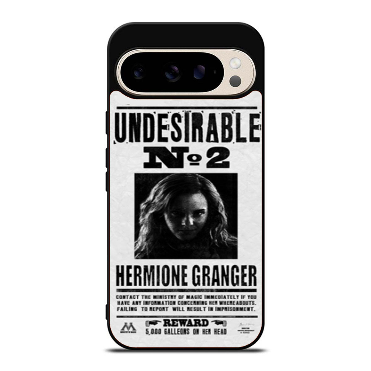 Hermione Granger Wanted Poster Undesirable Google Pixel 9 Pro Case
